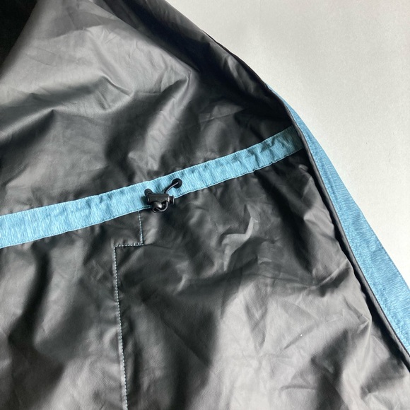 New 32 Degrees Blue Polyester Hoodie Rain Parka  size M - Picture 9 of 13